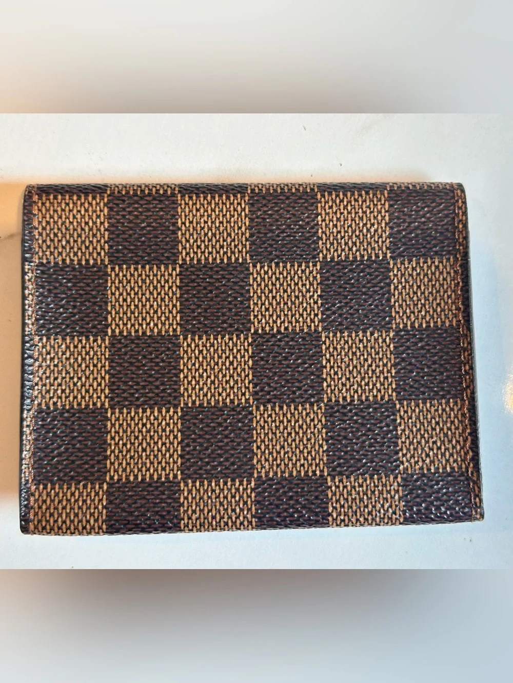 Authentic Louis Vuitton Damier Ebene Buisness Card Holder